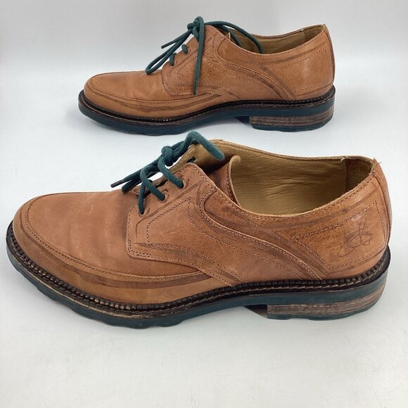 John Fluevog Men\'s Dublin Brown Leather Lace-Up Derby Angelic Sole Bond Sz 9 main image 9